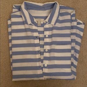 Jcrew half button shirt
